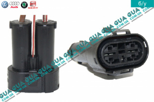 Фишка блока управления вентилятором ( резистора )   