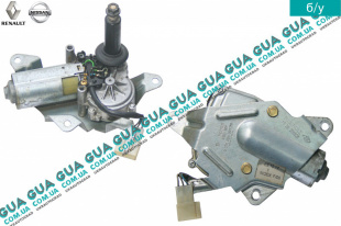  Моторчик стеклоочистителя задний левой двери   