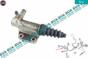 Рабочий цилиндр сцепления   