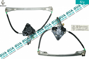 Стеклоподъемник передний левый электрический   