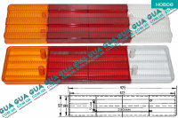 Стекло заднего левого / правого фонаря 1шт.