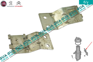 Кронштейн крепления корпуса топливного фильтра   