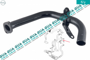 Патрубок интеркулера ( к турбине )   