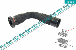 Патрубок вентиляции картерных газов ( шланг / трубка / сапун )   