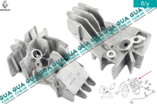 Кронштейн крепления форсунки разогрева катализатора   