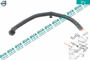 Патрубок вентиляции картерных газов / сапуна ( шланг / трубка )   