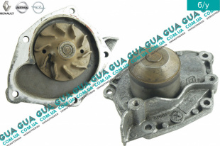 Водяной насос ( помпа ) Volvo / ВОЛЬВО S40 2000-2003 1.9DI (1870 куб.см.)