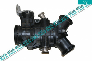 Регулирующая заслонка, подача воздуха / дроссельная заслонка Jaguar / ЯГУАР XJ 3.0 V6 D (2993 куб.см.)