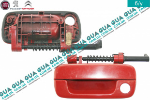 Ручка ляды наружная ( задней двери / крышки багажника )   