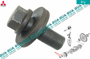 Болт / винт шкива коленвала 18X48   