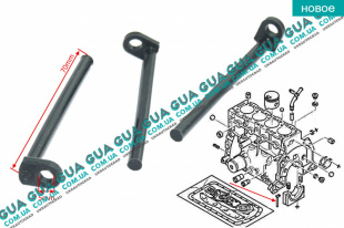 Уплотнитель бугеля коленвала / уплотнитель сальника / флажок 1шт D4.5   