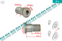 Болт / винт крепления переднего тормозного диска M10x1,25 L10.5mm 1шт