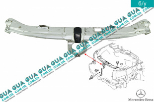 Панель передняя / элемент жесткости / опора радиатора / ( телевизор )   