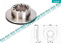 Тормозной диск задний ( 5.0 t )