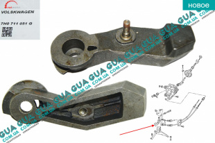 Тяга кулисы / рычага механизма переключения передач 5 ст. КПП ( шток вилки коробки переключения передач )   