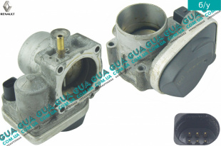 Регулирующая заслонка, подача воздуха / дроссельная заслонка   