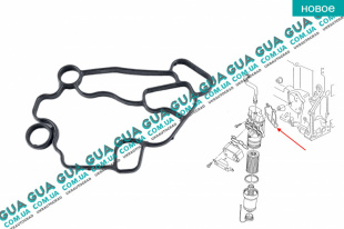 Прокладка корпуса масляного фильтра   