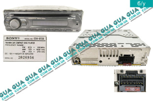 Автомагнитола CD / Radio / DS / AUX   