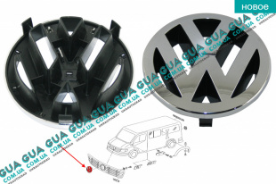Эмблема ( логотип / значок ) на решетку   