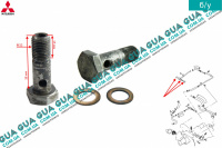 Пустотелый болт / винт турбины / турбокомпрессора ( трубки водяного охлаждения ) М12х38 Mitsubishi / МИТСУБИСИ PAJERO III 2000-2006 / ПАДЖЕРО 3 00-06 2.5TD 4WD (2477 куб.см.)