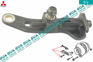 Натяжной механизм ремня генератора ( Натяжная планка / натяжитель ) Mitsubishi / МИТСУБИСИ PAJERO III 2000-2006 / ПАДЖЕРО 3 00-06 3.2DI-D (3200 куб.см.)