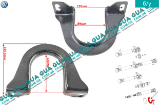 Кронштейн / пластина / скоба крепления карданного вала / кардана   