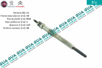 Свеча накала 11V Volvo / ВОЛЬВО V50 2.0D (1998 куб. см.)