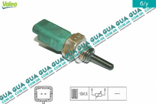 Датчик температуры охлаждающей жидкости ( корупса теномостата /)   