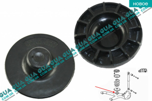 Опорная подушка задней пружины нижняя ( проставка / отбойник ) 1шт.   