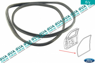  Уплотнитель дверного проема ( внутренний передний правый / левый )   