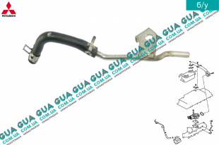 Шланг / патрубок вакуумной системы ( трубка ) Mitsubishi / МИТСУБИСИ PAJERO IV 2006- / ПАДЖЕРО 4 06- 3.2DI-D (3200 куб.см.)