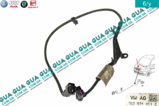 Электропроводка ( жгут проводов )  адаптерный кабель датчика уровня масла VW / ВОЛЬКС ВАГЕН TRANSPORTER V 2003- / ТРАНСПОРТЕР 5 03- 2.0TDI (1968 куб.см.)