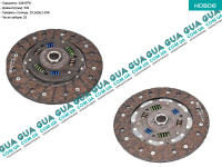 Диск сцепления ( фередо ) ( 242 мм ) Ford / ФОРД TRANSIT 1985-2000 / ТРАНЗИТ 85-00 2.5D (2496 куб.см.)