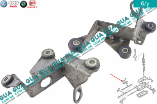 Кронштейн крепления троса переключения передач КПП    