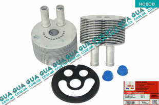 Теплообменник корпуса масляного фильтра ( масляный охладитель / радиатор )   