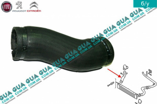 Патрубок интеркулера ( от радиатора к коллектору )   