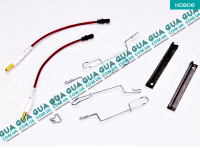 Пружины тормозного суппорта заднего (Bosch) с датчиками