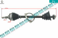 Полуось левая 23 ( привод в зборе с шрусами с ABS )