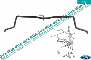 Стабилизатор передний D22   