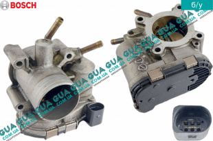 Регулирующая заслонка, подача воздуха / дроссельная заслонка   