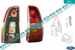 Фонарь задний правый ( универсал )   