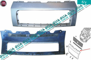 Рамка решетки радиатора Fiat / ФИАТ DUCATO 250 2006- / ДУКАТО 250 2.3JTD (2286 куб.см.)