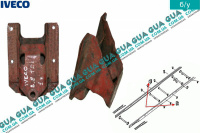Кронштейн передней  крепления задний рессоры ( однокатковый )