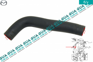 Патрубок радиатора / шланг системы охлаждения нижний ( трубка )   