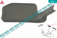 Декоративная накладка порога задней левой двери ( внутренняя ) серая Mitsubishi / МИТСУБИСИ PAJERO III 2000-2006 / ПАДЖЕРО 3 00-06 3.2DI-D (3200 куб.см.)