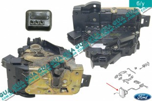 Замок двери задней правой электрический   