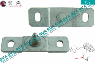 Направляющий палец сдвижной двери ( фиксатор нижний )   