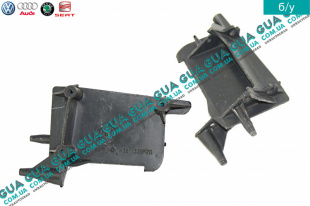 Кронштейн крепления заслонки привода печки   