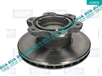 Тормозной диск вентилируемый задный 