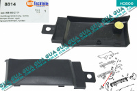 Молдинг / накладка (листва ) заднего бампера правый